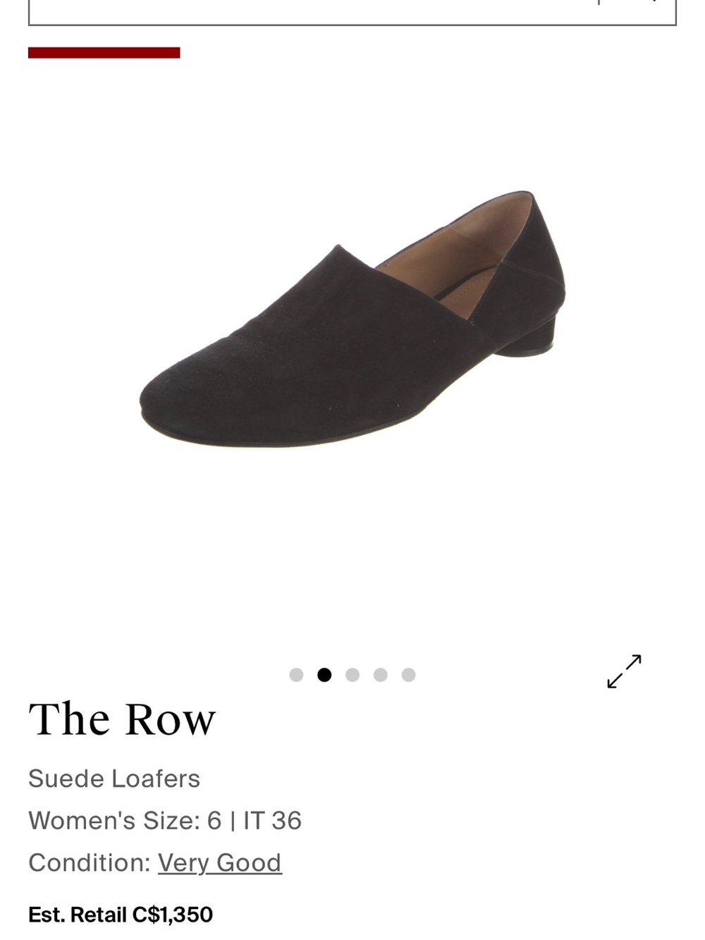 The Row NOELLE loafers (size 36.5)